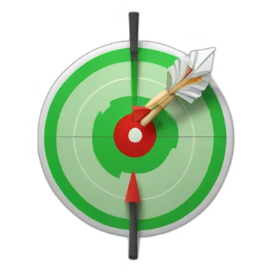 dart target sticker