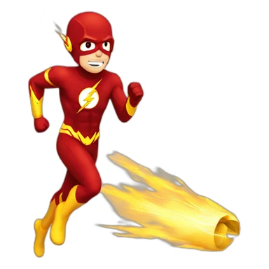 Flash runing  sticker