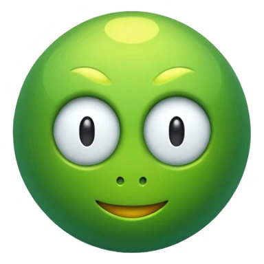 A Green neonic discord purchase emoji sticker