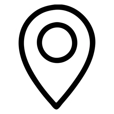 Location pin marker for maps sticker