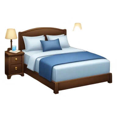A dimly lit bedroom. The bed is neatly made, and a glass of water sits beside a book on a cozy nightstand. Soft lighting signals a peaceful wind-down, representing the calm and control that comes from reclaiming your evenings. sticker