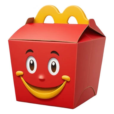 happy meal box sticker