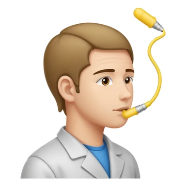 Quiet as a mouse with ear plugs sticker