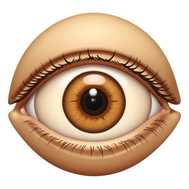 Anatomical eyes sticker