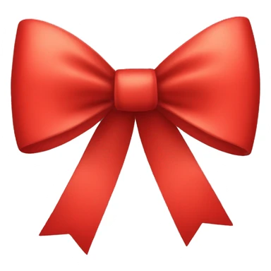 red bow sticker