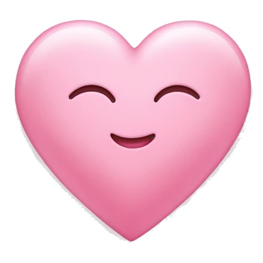 Baby pink love heart  sticker