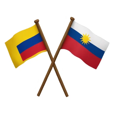 colombian flag and indian flag sticker