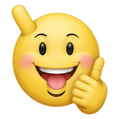 Smiley face with the middle finger sticker