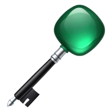 dark emerald color key sticker