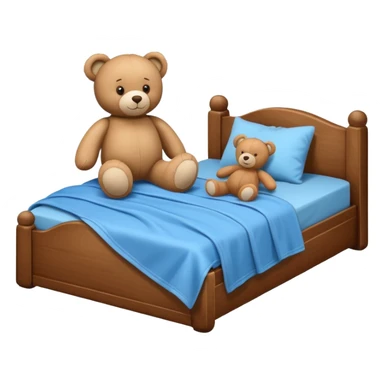 bed for kid sticker