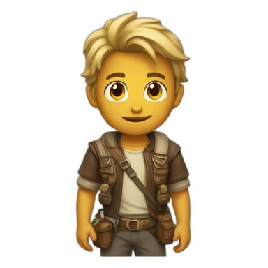 adventure　　main character sticker