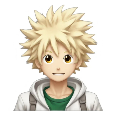 Bakugo my hero academia manga sticker