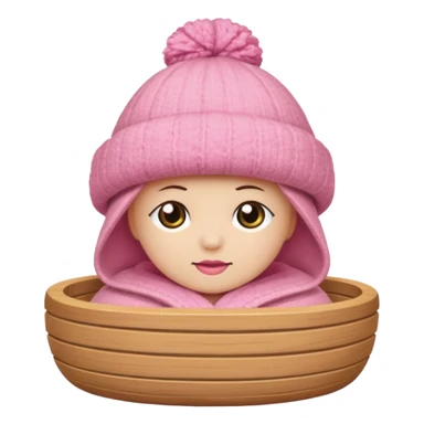Sauna-hat pink sticker