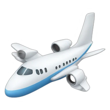 Un chat sur un avion sticker
