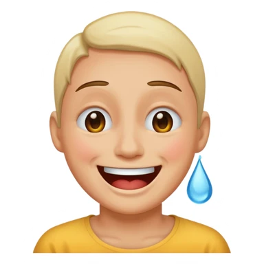 Dying laughing sticker