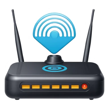 Can you create an icon for an AI LLM model router? sticker
