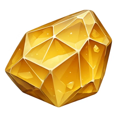 Salt rock a yellowish color sticker