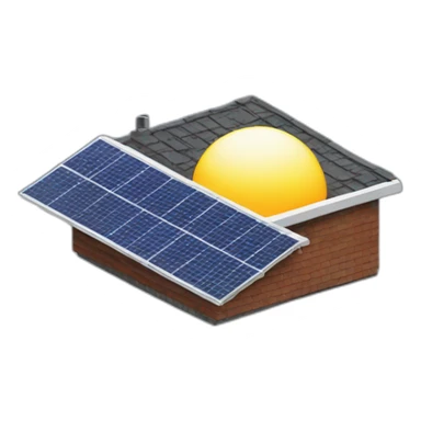 Solar roof sticker