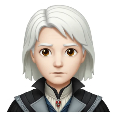 Van Helsing from Dracula with white hair sticker