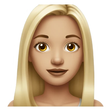 realistic portrait of a beautiful girl sticker