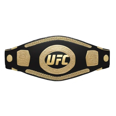 ufc belt sticker
