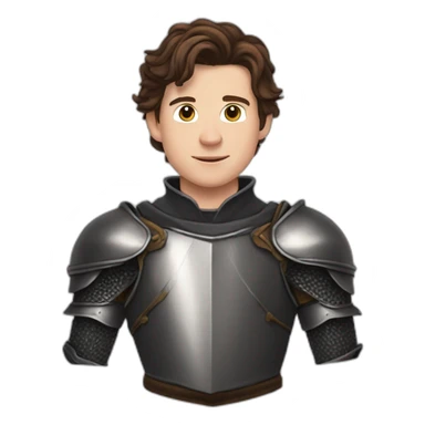 Tom holland as a Knight sticker