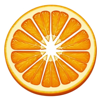 orange cut sticker