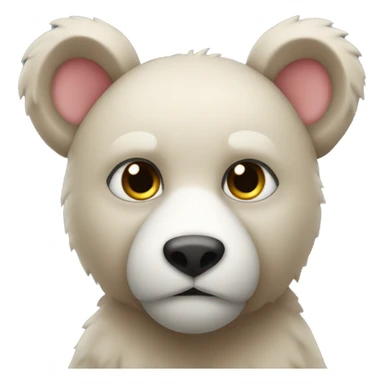 Orso con gatto sticker