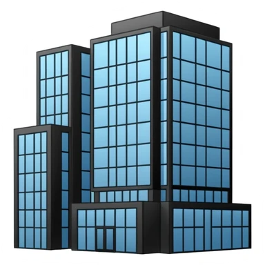 Black outline emoji or icon that represents architecture sticker