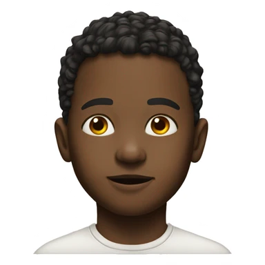 realistic portrait of a boy sticker