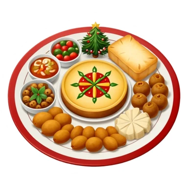 romanian christmas food sticker