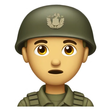 Traumatized soldier sticker