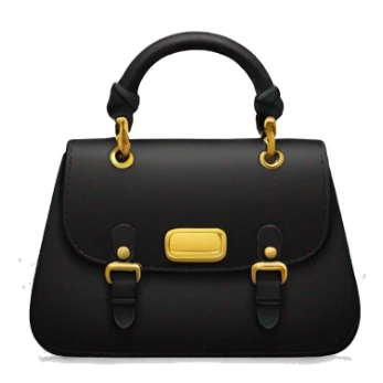 Black handbag  sticker