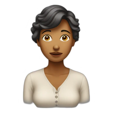 woman-who-is-confused-by-what-you're-saying sticker