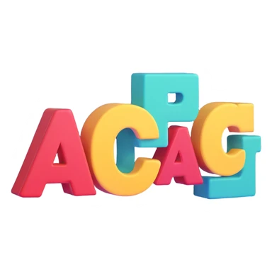 simple, clean, 3D text image with the word 'pacsi' centered, no emoji or face, transparent background sticker