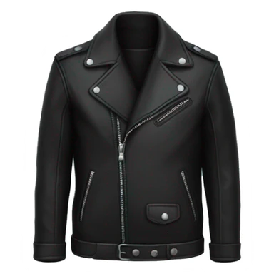 black leather jacket  sticker
