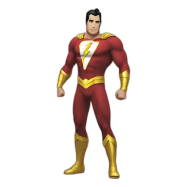 shazam Dc sticker