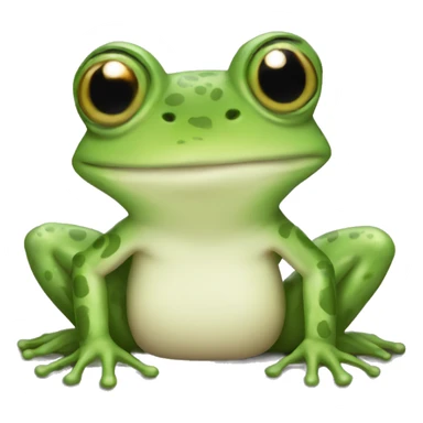 Frog the artist sticker