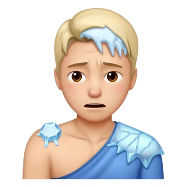 frozen shoulder injury sticker