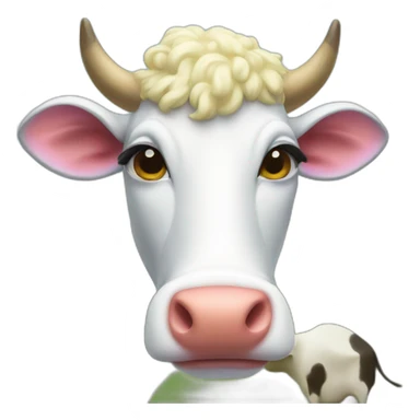 gay cow sticker