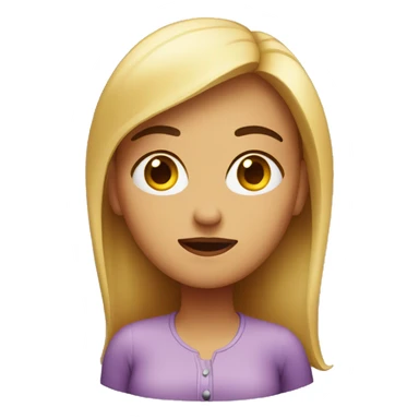 woman being doubtful  sticker