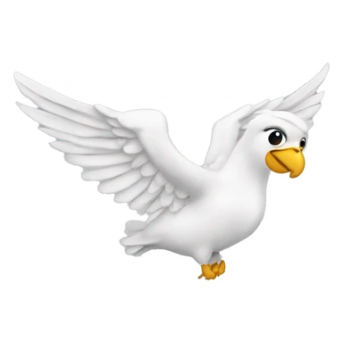 Wing with ranch sticker