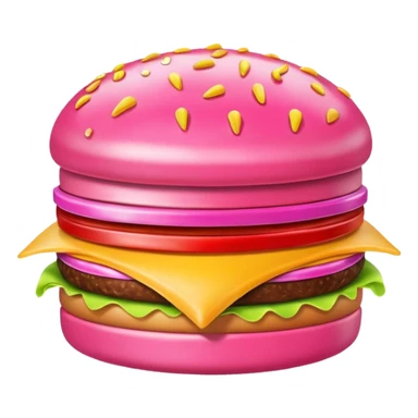 Fast-food pink  sticker