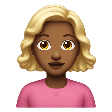 Oleta in pink sticker