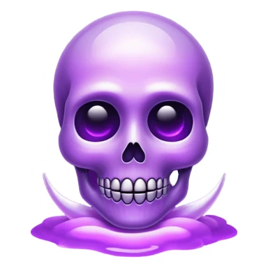 💀iphone emoji with aura sticker