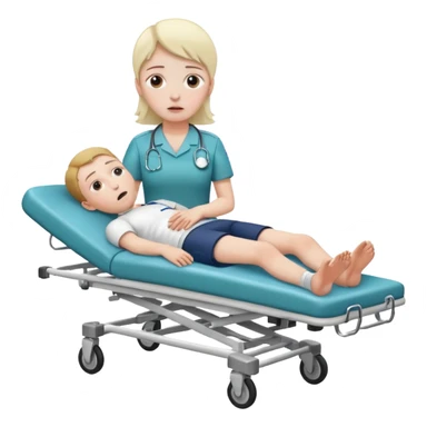 An ambulance is taking you to the hospital sticker