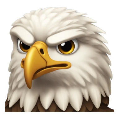 Eagle that’s winking sticker