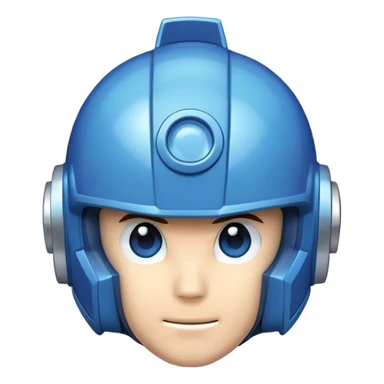 MegaMan helmet sticker