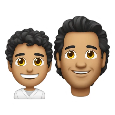 Carlos vives and romeo santos sticker