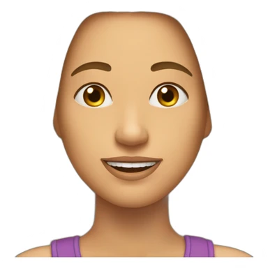 cara barba canosa sticker